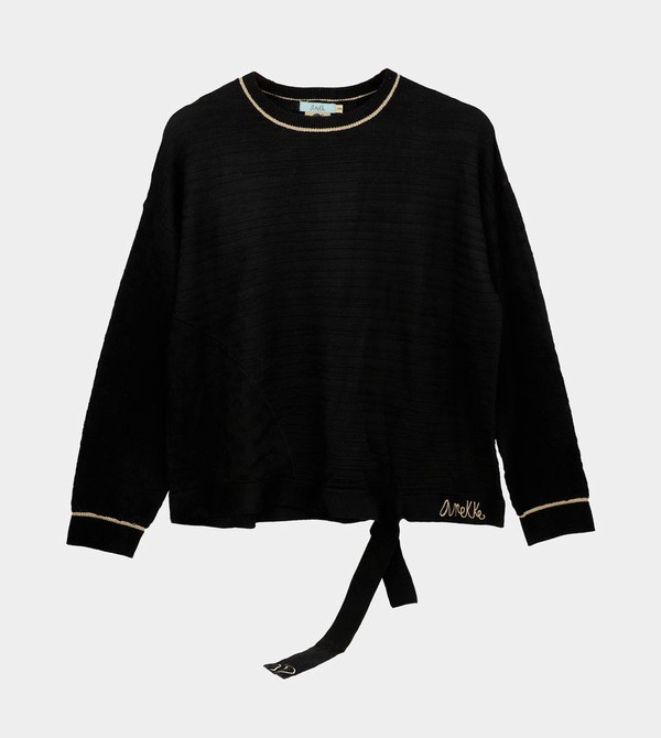 Πουλόβερ Anekke Black Shōen Crew Neck | 68391VEMF