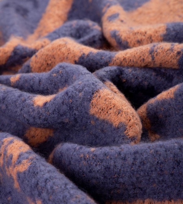 Κασκολ Anekke Blue And Terracotta Contemporary. | 61493TIGF