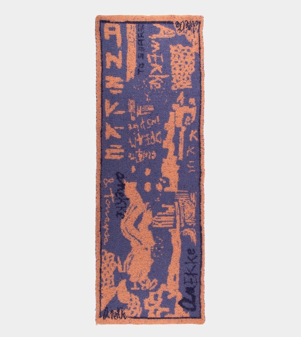 Κασκολ Anekke Blue And Terracotta Contemporary. | 61493TIGF