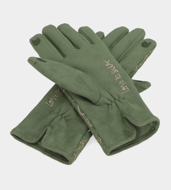 Γαντια Anekke Logo Green | 17850UBTO