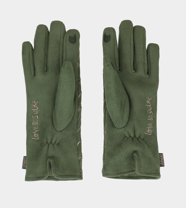 Γαντια Anekke Logo Green | 17850UBTO