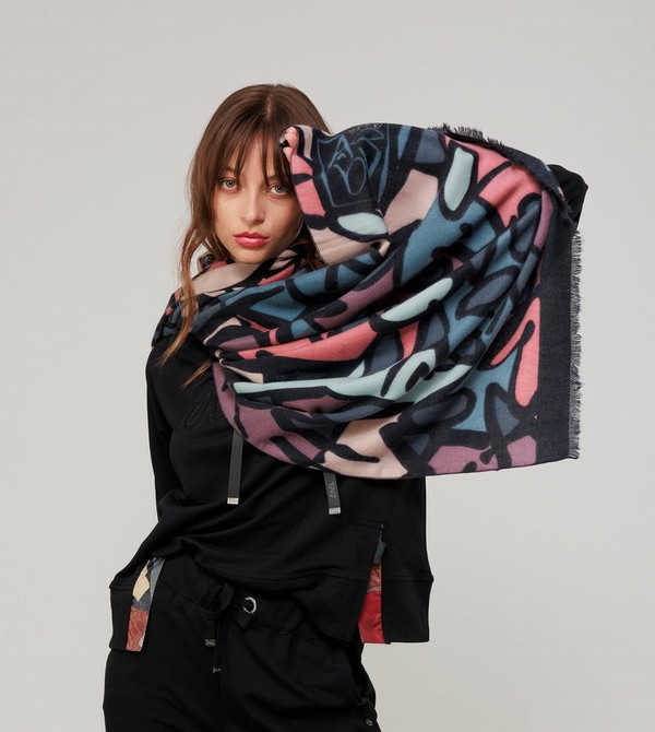 Κασκολ Anekke Logomania Pashmina | 69203YDTN