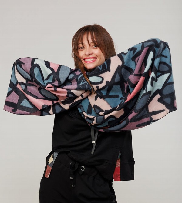 Κασκολ Anekke Logomania Pashmina | 69203YDTN