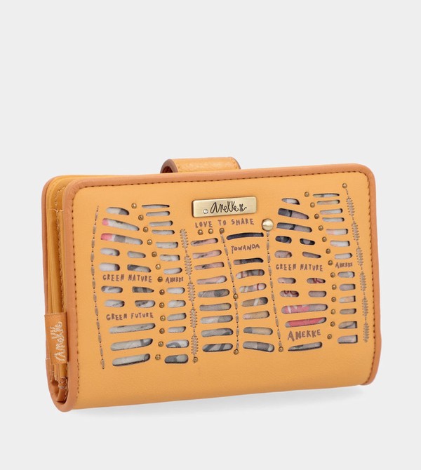 πορτοφολια Anekke Nature Pachamama Medium Rfid Ochre Ocher | 91524JKZY
