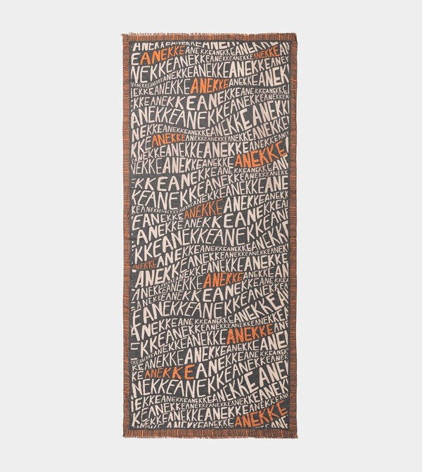 Κασκολ Anekke Pashmina Logo Brown | 27135TFDL