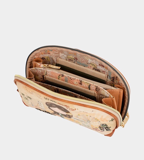 πορτοφολια Anekke Peace & Love Camel Rfid Holdall | 36051XNOQ