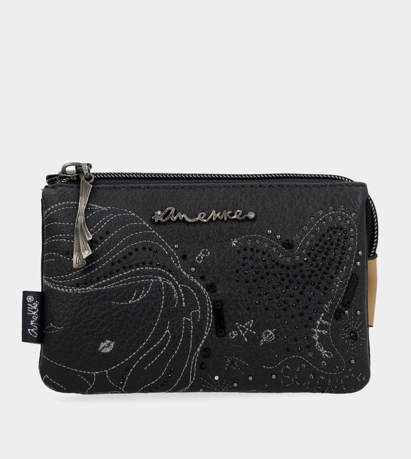 πορτοφολια Anekke Studio Navy Blue Triple Coin | 41538RAYT