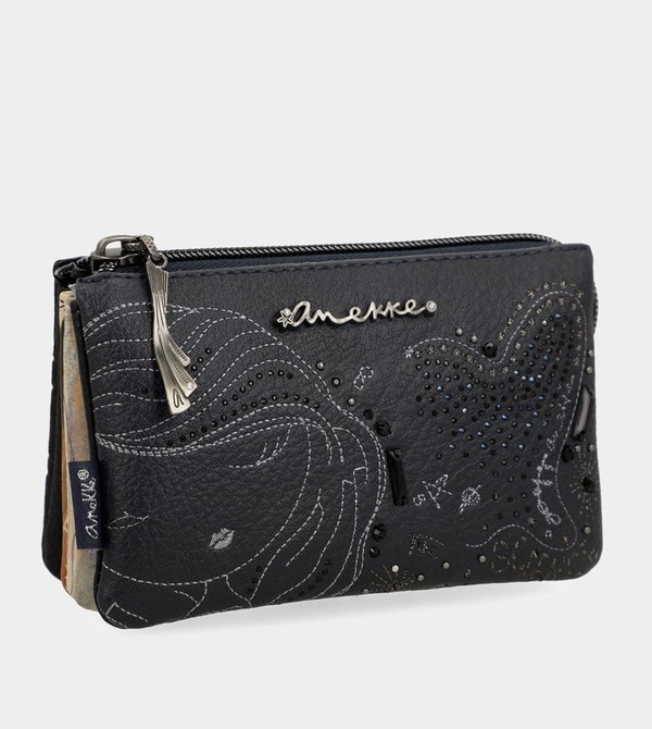 πορτοφολια Anekke Studio Navy Blue Triple Coin | 41538RAYT