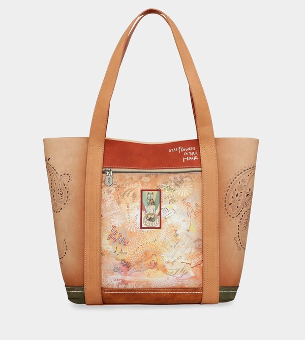 τσάντεσ ώμου Anekke Peace & Love Camel Shopping | 68240DEUH