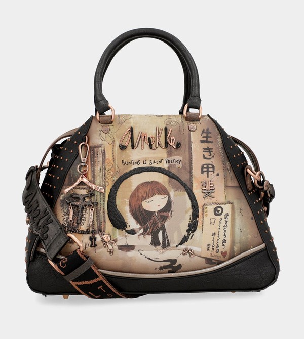 τσάντεσ χιαστί Anekke Shōen Large Black | 83609EWDJ