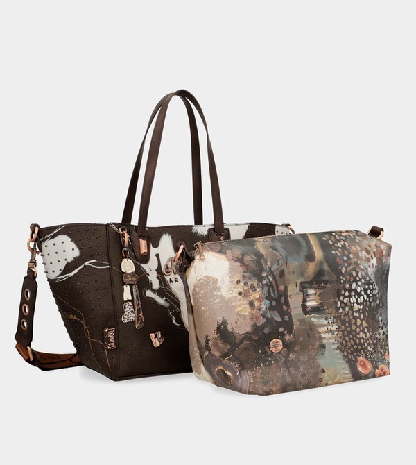 τσάντεσ tote Anekke Large Brown Shopper Nature Shodō | 95178YMCV