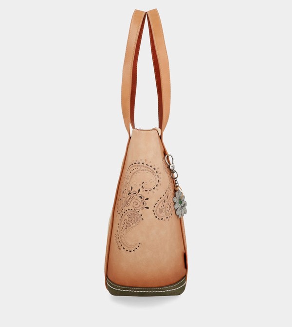 τσάντεσ tote Anekke Peace & Love Camel Shopping | 79280HAJQ