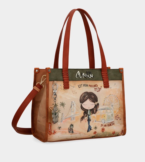 τσάντεσ tote Anekke Peace & Love Camel | 24681MZFX