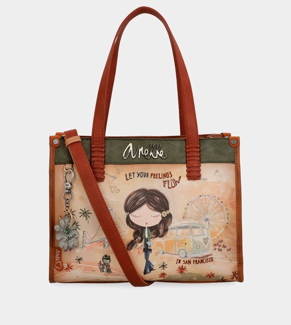 τσάντεσ tote Anekke Peace & Love Camel | 24681MZFX